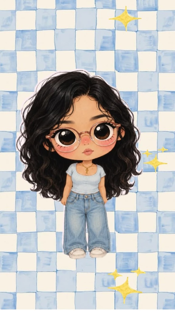 Illustrated portrait of Nandana